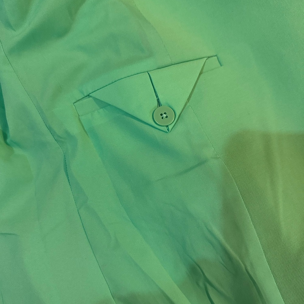 Express Mint Green Double-Breasted Blazer - Picture 7 of 10